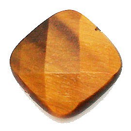 天然石材零件虎眼石/虎眼石方形切割零件（5件套）ti-pa-733 第1張的照片