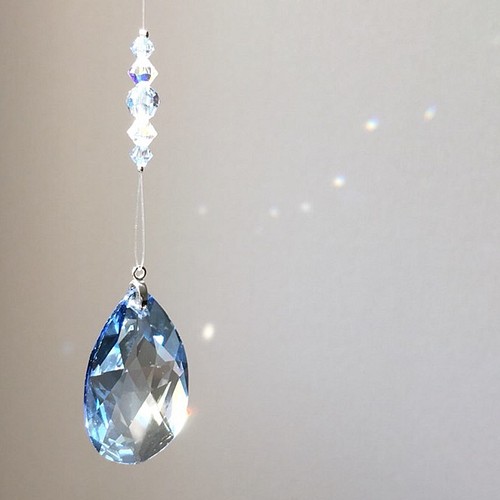 SWAROVSKI suncatcher スワロフスキーサンキャッチャー ブルーシェイド