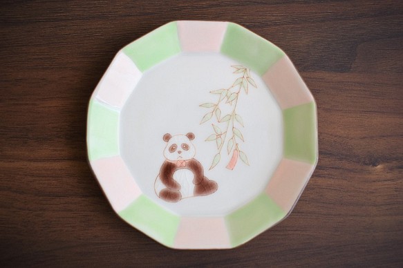 パンダの小皿　いち 1枚目の画像