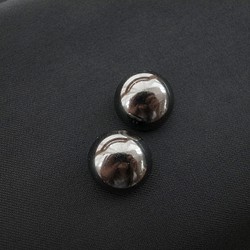 圓頂形金屬按鈕＃T5358 1孔23mm C /＃BN黑鎳* 5套* 第1張的照片