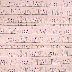 USAプリント♪『アートギャラリー Petal Flamingoes Ethereal』～50㎝単位でカット～ 1枚目の画像