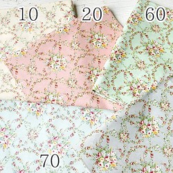 ルシアン(LECIEN)『Rococo Sweet　小花リース　20番ピンクカラー』～50㎝単位でカット～ 1枚目の画像