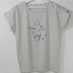セール【L】Yagi　ドルマンTシャツ　レディース 1枚目の画像