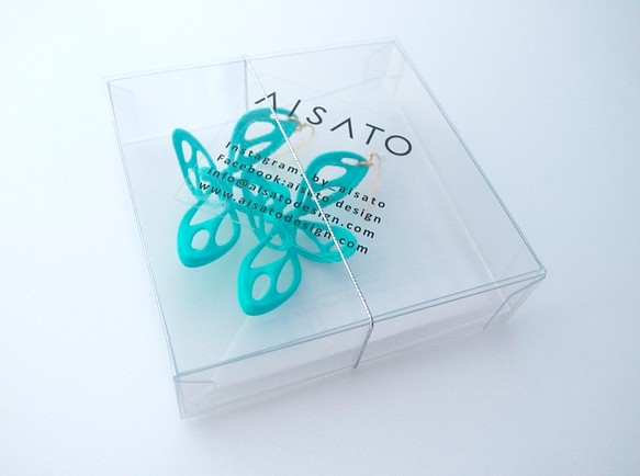 Malina Earrings Mintgreen マリーナピアス ミントグリーン