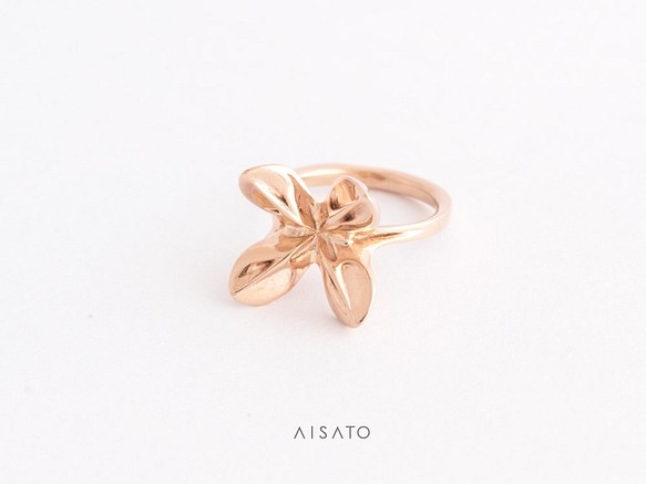 Helix Ring mini Pinkgold Mat へリックスリング ミニ ピンクゴールド