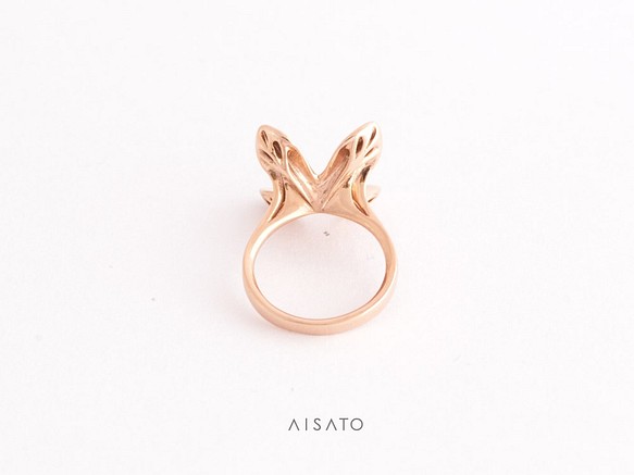 Helix Ring mini Pinkgold Mat へリックスリング ミニ ピンクゴールド