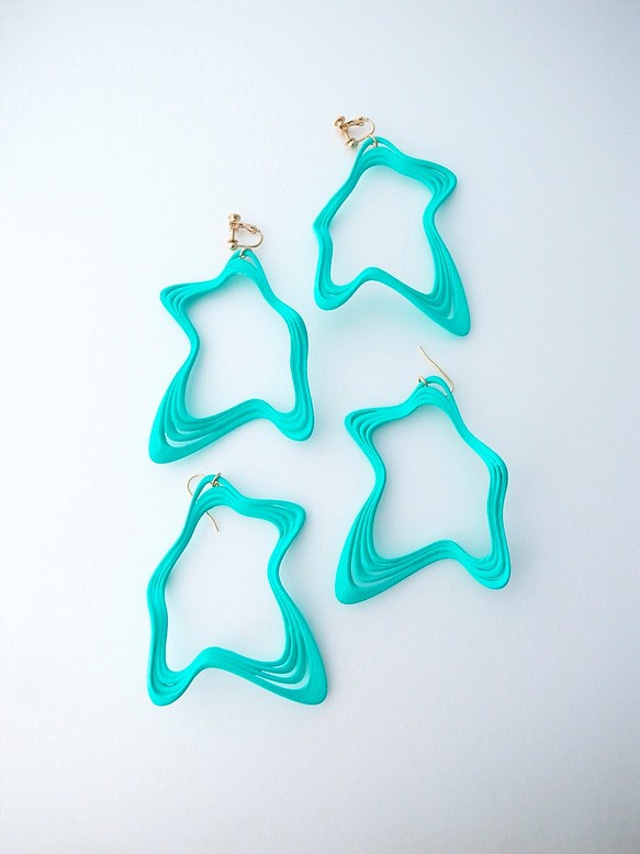 Toppo Earrings Mintgreen トッポピアス・イヤリング ミントグリーン