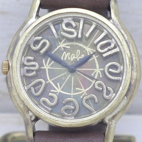 S Watch8 B Rev 逆回転 32mm Brass 真鍮 手作り腕時計 7a Rev 腕時計 渡辺工房 通販 Creema クリーマ ハンドメイド 手作り クラフト作品の販売サイト