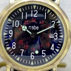 "Armor-JB-DATE" ミリタリーDATEモデル [JUM155DATE BKNATO] 手作り腕時計 1枚目の画像