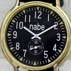 &quot;GRANDAD-B-SSP&quot; 42mmBrass Small Second 黑色錶盤 手工腕錶 [JUM1 第1張的照片