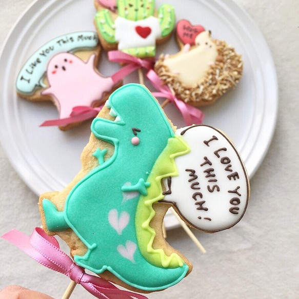 V-Day Cookie Pops / ティラノ 1枚目の画像