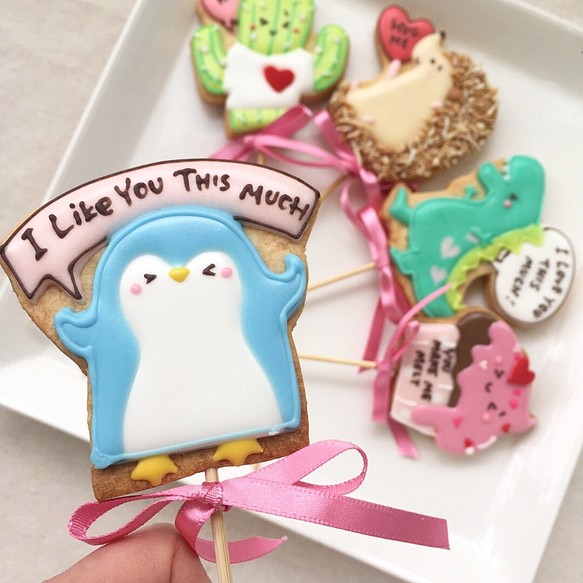 V-Day Cookie Pops / ペンギン 1枚目の画像