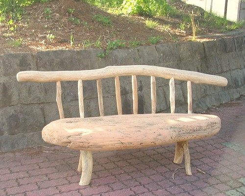 大型流木ベンチ [ka58] 椅子（チェアー）・スツール
