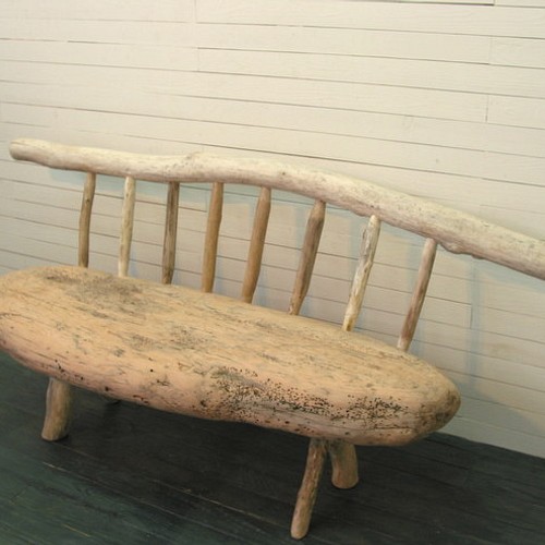 大型流木ベンチ [ka58] 椅子（チェアー）・スツール レットイットビー 