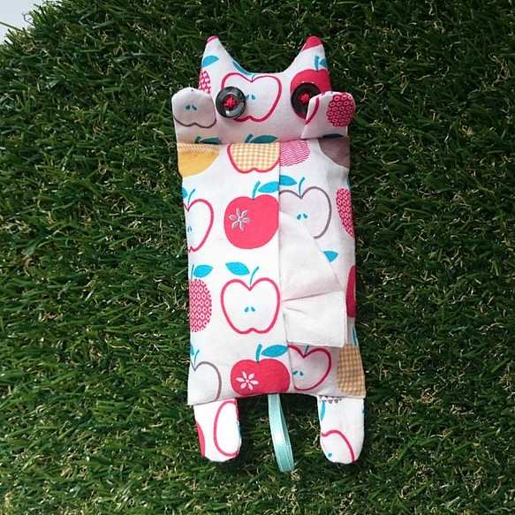 林檎猫ポケットティッシュケース レギュラー 1枚目の画像