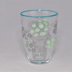 紫陽花のグラス　CR-08 1枚目の画像