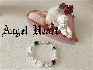 Angel Heart 　アミュレット　7色　厄除け　クロック水晶メインS 1枚目の画像