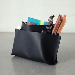 “Creema limited order production” Bag in bag [5 leather pockets 第1張的照片