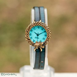 金魚希望手錶SS藍色 第1張的照片