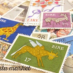 外国切手（アイルランド）20枚　po-001 1枚目の画像