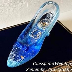 [Summer Wedding / Ring Pillow] somethingBLUE 玻璃鞋“帶有快樂魔法的玻璃鞋..... 第1張的照片