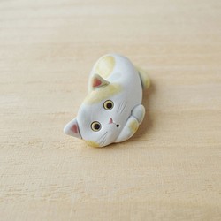 「うちの猫-uchinoko」箸置き（まったり猫ちゃん） 1枚目の画像