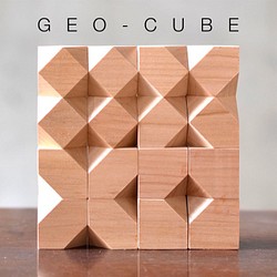 【知育玩具】GEO-CUBE ジオキューブ 16個入り 1枚目の画像