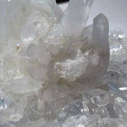 ヒマラヤ産水晶クラスター　浄化・パワーチャージのセット 1枚目の画像