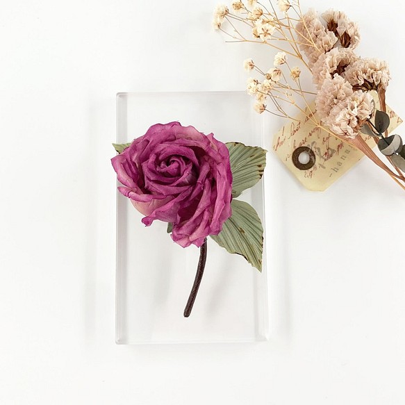 Corsage : コサージュ " Antique, Rose. " | 赤紫 | 1枚目の画像