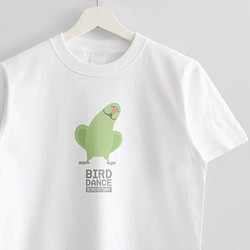 Tシャツ（BIRD DANCE / ワカケホンセイインコ） 1枚目の画像