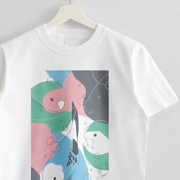 Tシャツ（オクムラミチヨ / soda birds） 1枚目の画像