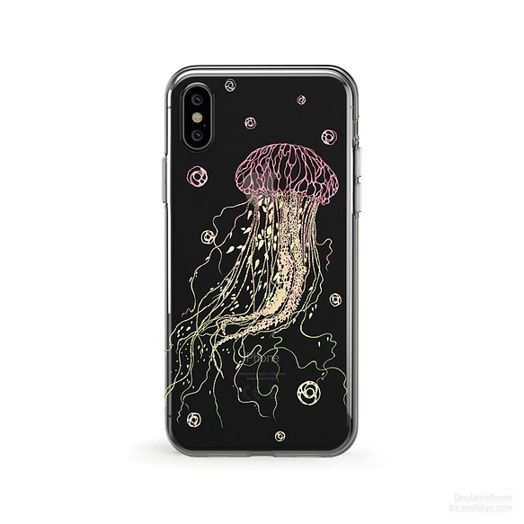 Under the ファッションなデザイン Sea Jellyfish クリアソフト Max対応 iPhone13 Pro SALE 97%OFF 13 ケース