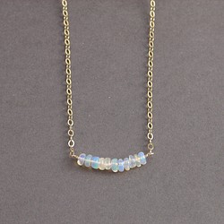 Genuine Opal ~ 天然オパールのネックレス 1枚目の画像