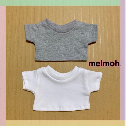 25cm ぬいぐるみ用 Tシャツ 白 Kpopdoll ぬいぐるみ Melmoh めるもう 通販 Creema クリーマ ハンドメイド 手作り クラフト作品の販売サイト