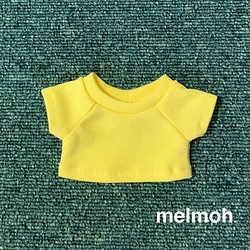 cmぬいぐるみ用 カラー無地tシャツ 黄色 Kpopdoll ぬいぐるみ Melmoh めるもう 通販 Creema クリーマ ハンドメイド 手作り クラフト作品の販売サイト