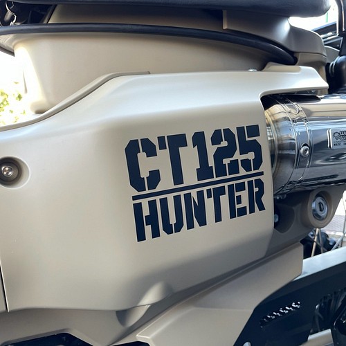 ハンターカブ Ct125 ステッカー Aタイプデカール4枚セット ミリタリー系 ステンシル カッティングシート カスタム シール ステッカー Huntington 通販 Creema クリーマ ハンドメイド 手作り クラフト作品の販売サイト