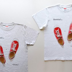2枚セット ◆ Strawberry syrups 5.6oz   Tシャツ ２ colors /リンクコーデ 1枚目の画像