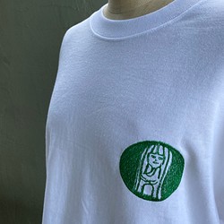 【巨匠動物園】ペチーノさん・ワンポイント刺繍Tシャツ 1枚目の画像
