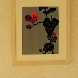 【terasu　野葡萄】　原画額装品 1枚目の画像