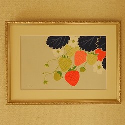 【kaoru　イチゴ】　原画額装品 1枚目の画像