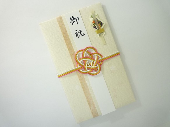 wf57 友禅和紙と襖紙●祝儀袋【送料無料】 1枚目の画像