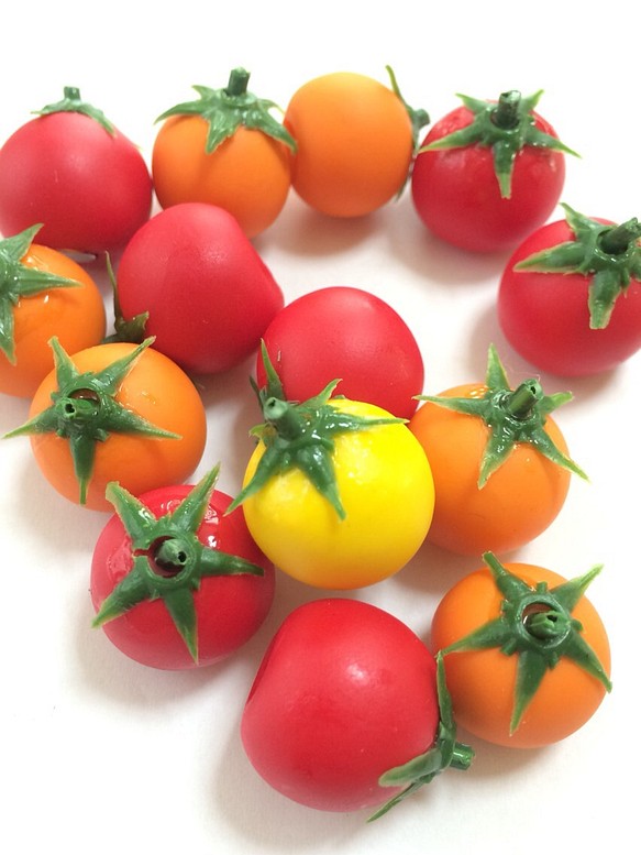 受注生産♡プチトマトのマグネット 送料無料 1枚目の画像