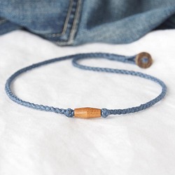 Redwood Short Necklace（Blue） 1枚目の画像