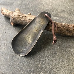 【suname】--  brass  shoehorn　真鍮　靴べら-- 1枚目の画像