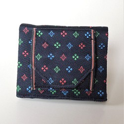 畳の縁　二つ折り財布　ポルカ 1枚目の画像