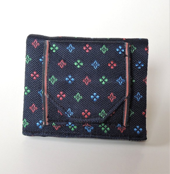 畳の縁　二つ折り財布　ポルカ 1枚目の画像