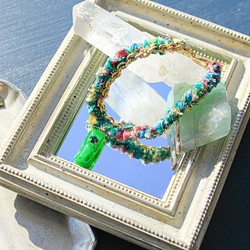 Hawaiian green bracelet 1枚目の画像