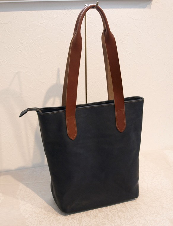 Original Tote bag [ tall type ] -blue‐ 1枚目の画像