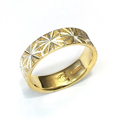 No.234 Beautiful gold and silver ring. 1枚目の画像