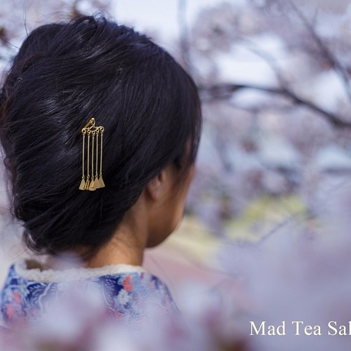 花魁ビラカン風簪 かんざし Mad Tea Salon 通販｜Creema(クリーマ)